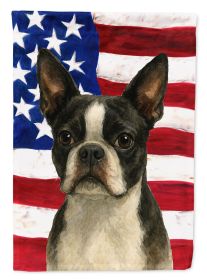 Boston Terrier American Flag Garden Flag Mailbox Flag Decorative Yard Flag Banner Outside Patio Artwork Yard Flower Beds, Garden Size, Multicolor