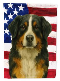 Bernese Mountain Dog American Flag Garden Flag Mailbox Flag Decorative Yard Flag Banner Outside Patio Artwork Yard Flower Beds, Garden Size