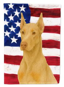 Fawn Doberman Pinscher American Flag Garden Flag Mailbox Flag Decorative Yard Flag Banner Outside Patio Artwork Yard Flower Beds, Garden Size